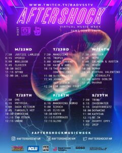 AfterShock & Badvss TV Announce Virtual Music Week!